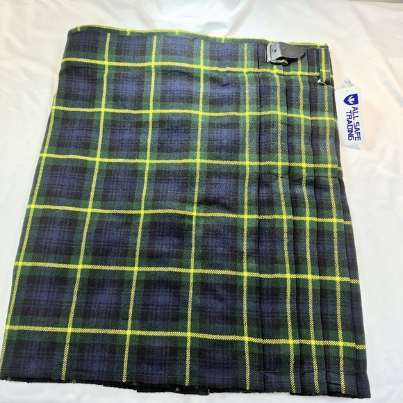 NWT All Safe Trading Gordon Tartan Kilt - Traditional Scottish Highland Wear 36W - Picture 6 of 8